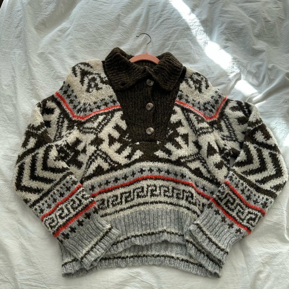 Mother of denim sweater